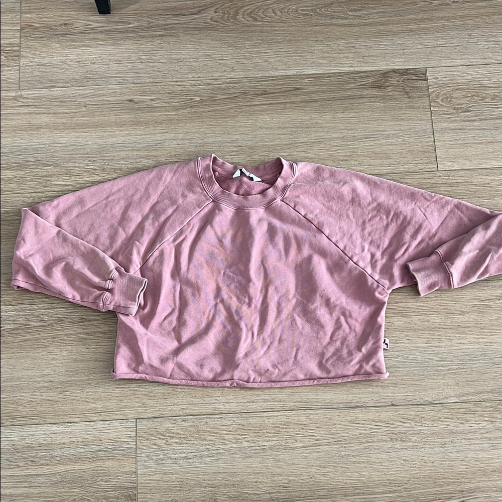Joylab Pink Cropped Sweatshirt